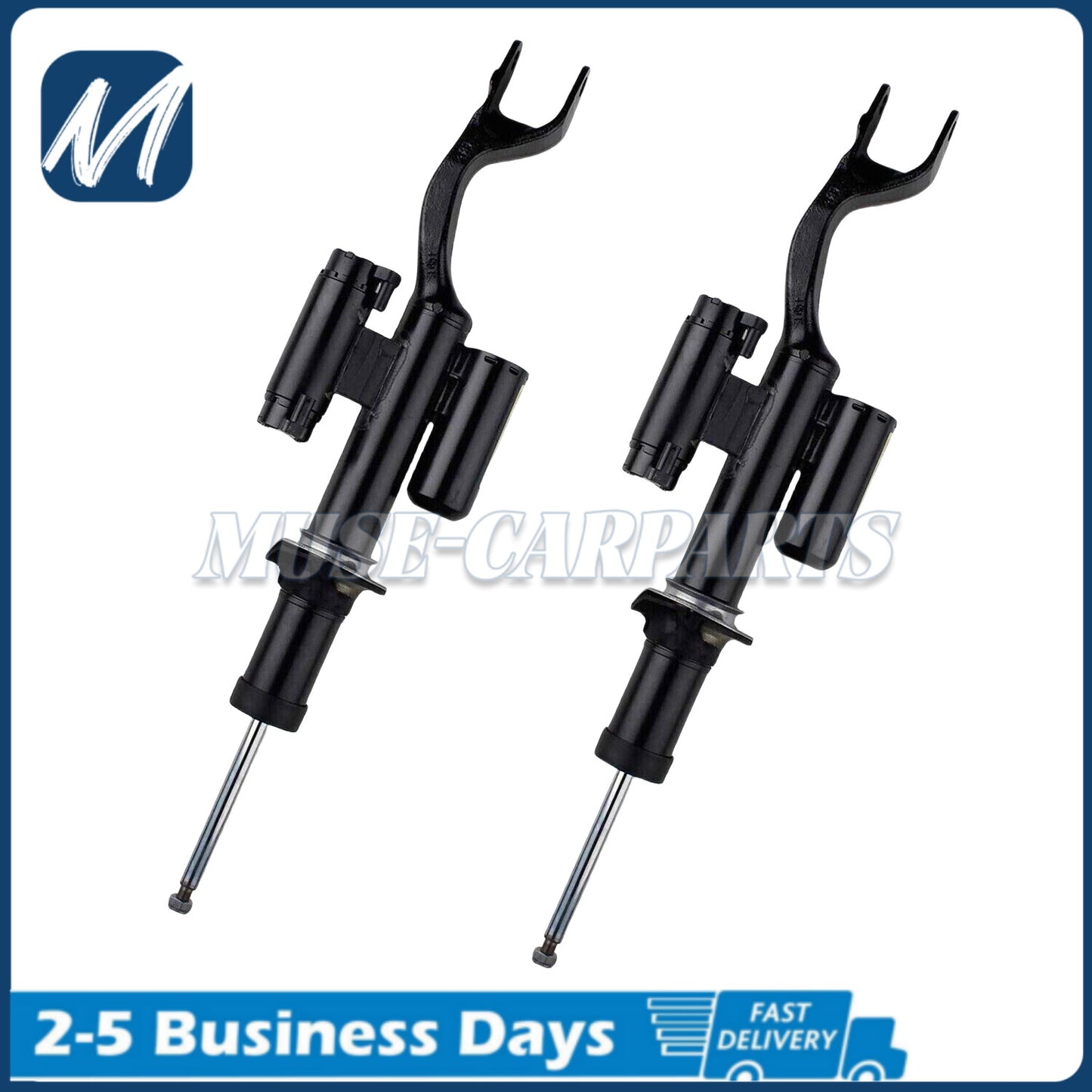 Pair Rear Left Right Shock Absorbers Struts w/Electric for Lincoln MKZ 2013-2019