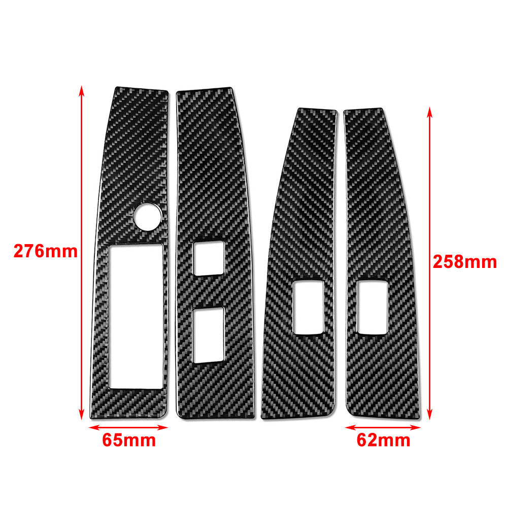 LHD Interior Door Window Lift Switch Control Panel Cover Trim Fit for Toyota Tacoma