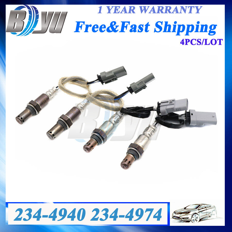4X UpDownstream Oxygen Sensor for Chevy Silverado 1500 4.3L 5.3L 6.2L 2014-2017