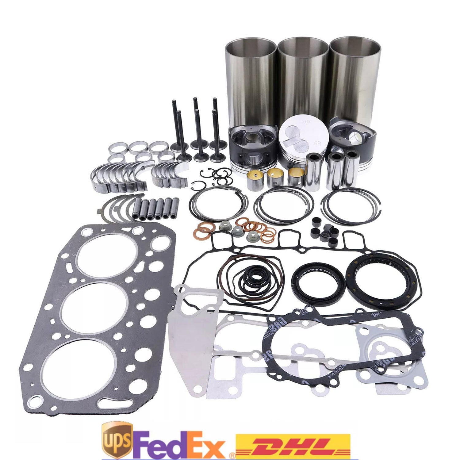 S3L2 S3L Engine Overhaul Rebuild Kit for Mitsubishi MM25T MM30CR MM30T Loader
