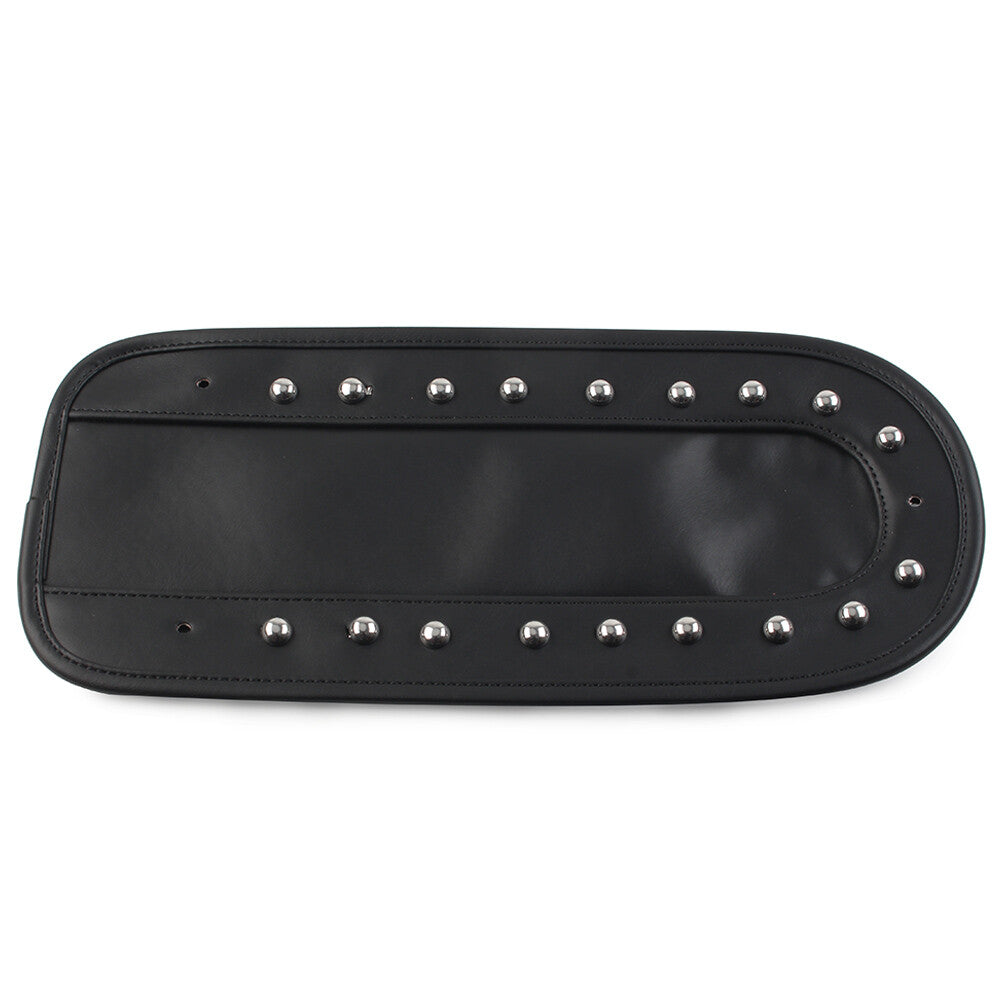 PU Leather Rear Fender Bib Solo for Seat for Harley Heritage Softail 2006-2017 Black