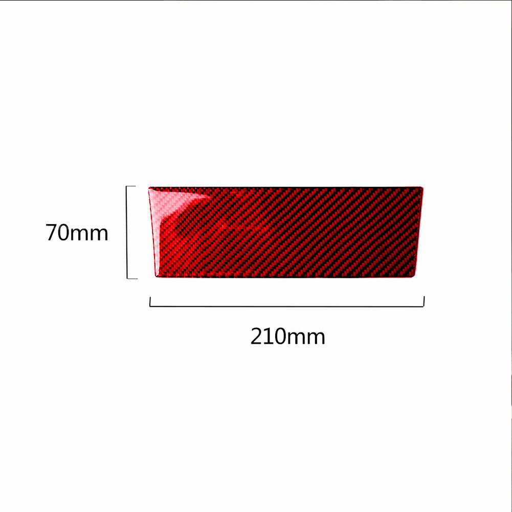 Red Carbon Fiber Ashtray Cover Interior Fit for Mercedes Benz C Class W204