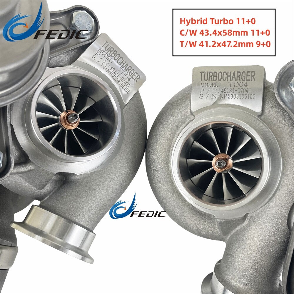 Twin turbocharger TD04L-17T 49131-07031 07041 for BMW 335i E90 E91 E92 225Kw N54