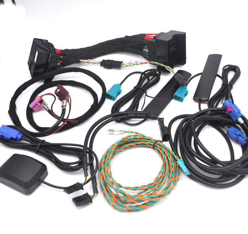retrofit upgrade Cable antenna set for BMW F30 F10 F25 F15 HU-ENTRY to NBT EVO