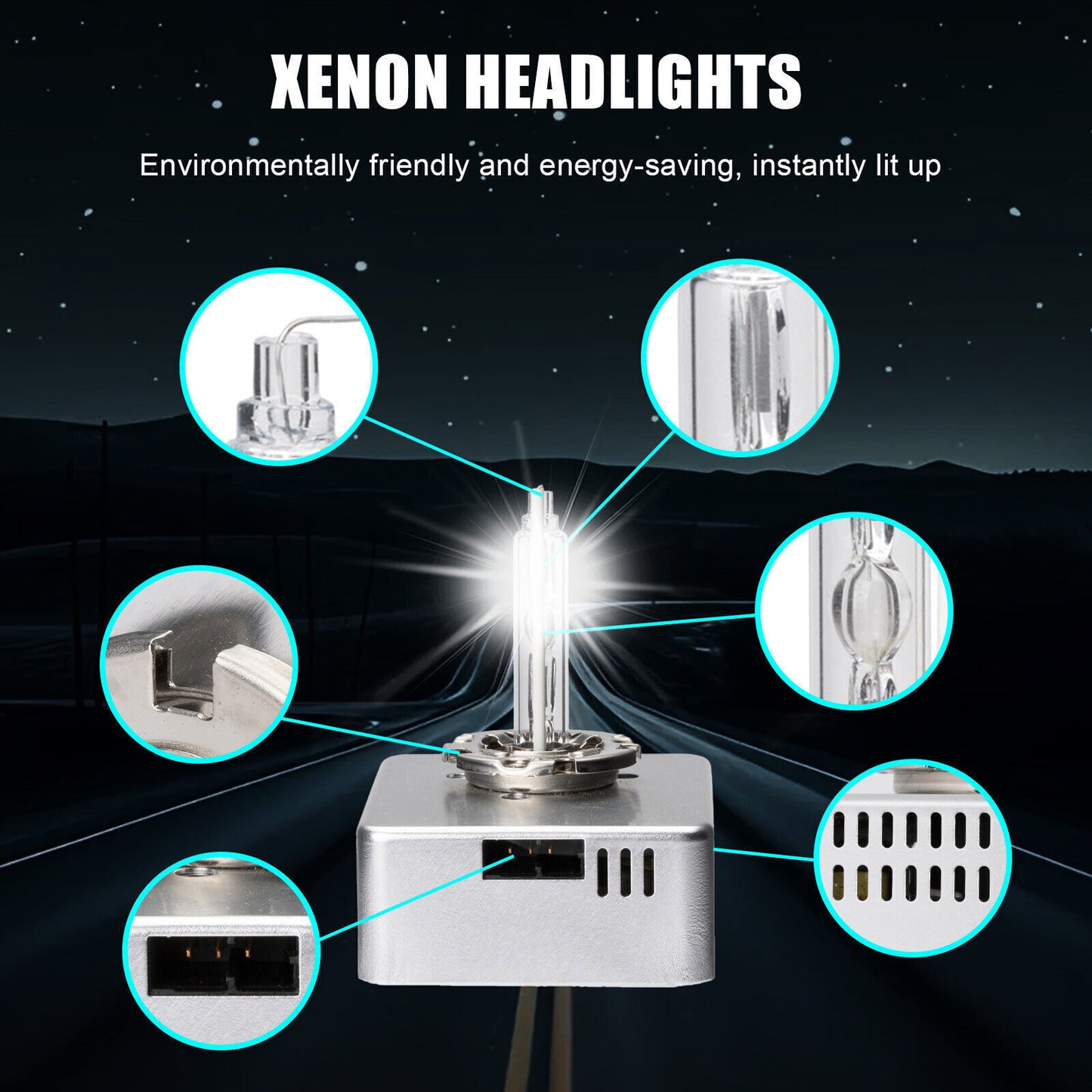 2-Piece D5S Xenon HID Bulbs for Chevrolet for GMC and for Sierra 1500 2500 3500