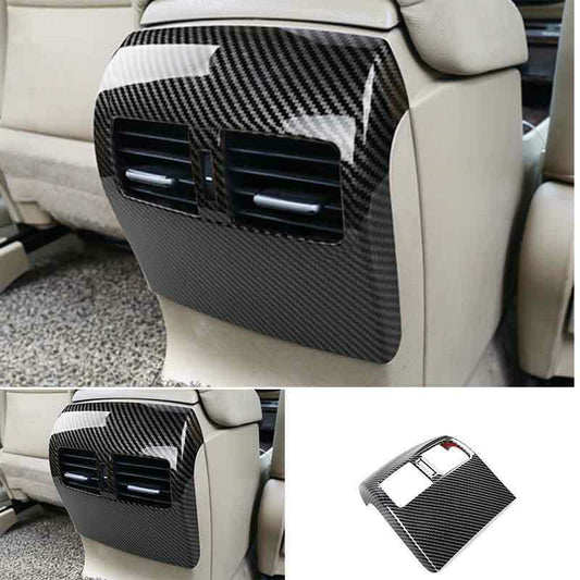 for Honda Accord 2008-2013 Carbon Fiber Look ABS Rear Air Outlet Vent Cover Trim