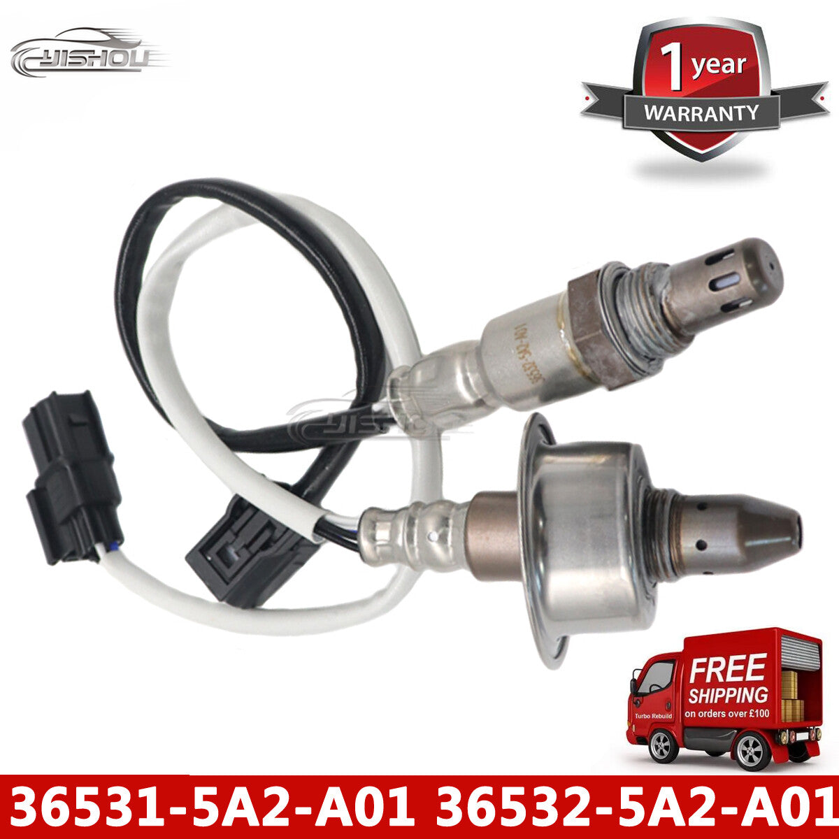 Upstream and downstream 36531/36532-5A2-A01 oxygen sensors are suitable for 2013-17 for Honda Accord 2.4L.
