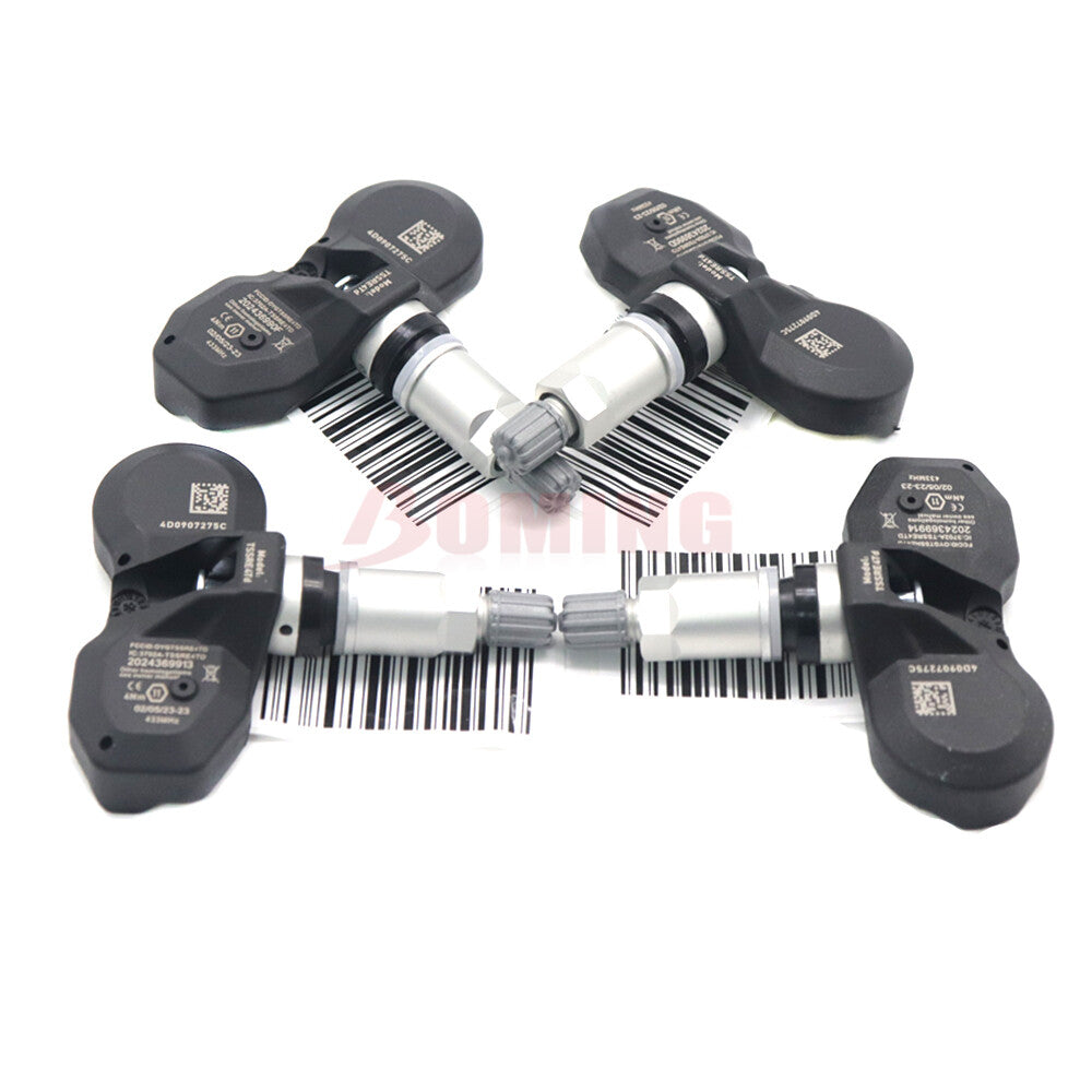 NEW 4x TPMS Tire Pressure Sensor For 04-06 for VW Phaeton for Audi for A8 433 MHZ 4D0907275C