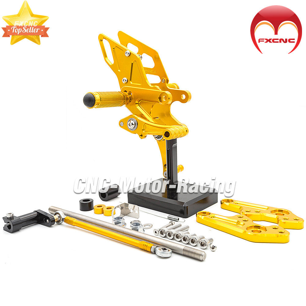 CNC geared foot spikes, footstools, and pedals suitable for Honda Monkey Z125 bicycles (2018-2023).