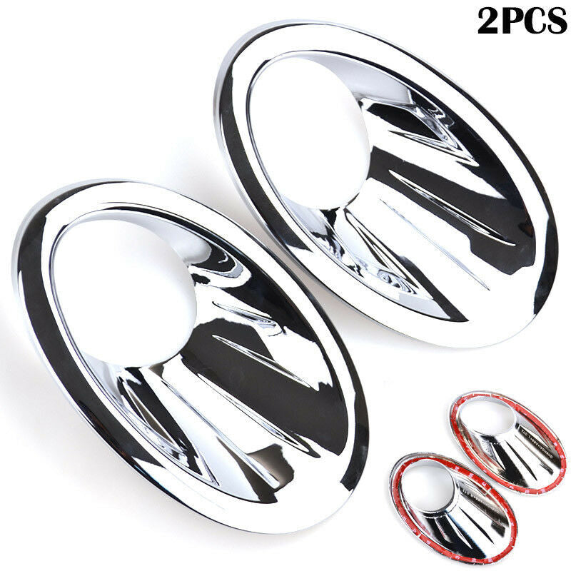 for Nissan qashqai / +2 / dualis j10 2010-2013 chrome front fog light trim cover