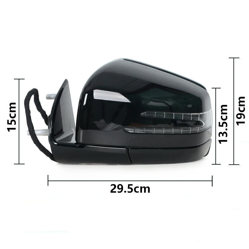 1 Pair Rear View Side Mirror Assembly for Mercedes-Benz W164 X164 ML GL 2005-11