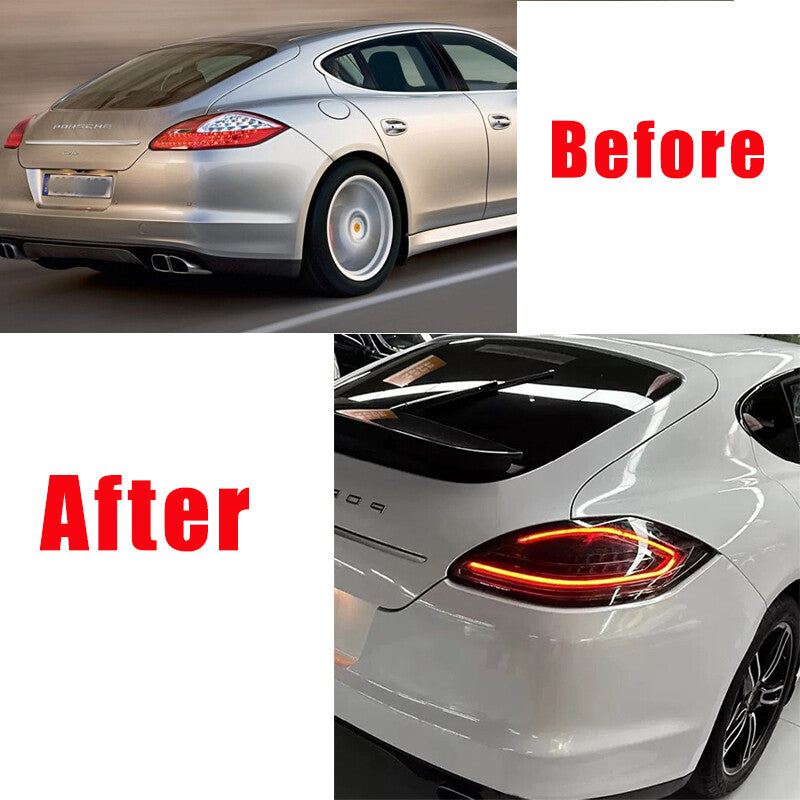 Left For 2010-2013 for Porsche for Panamera 970.1 Smoke Black LED Tail Light