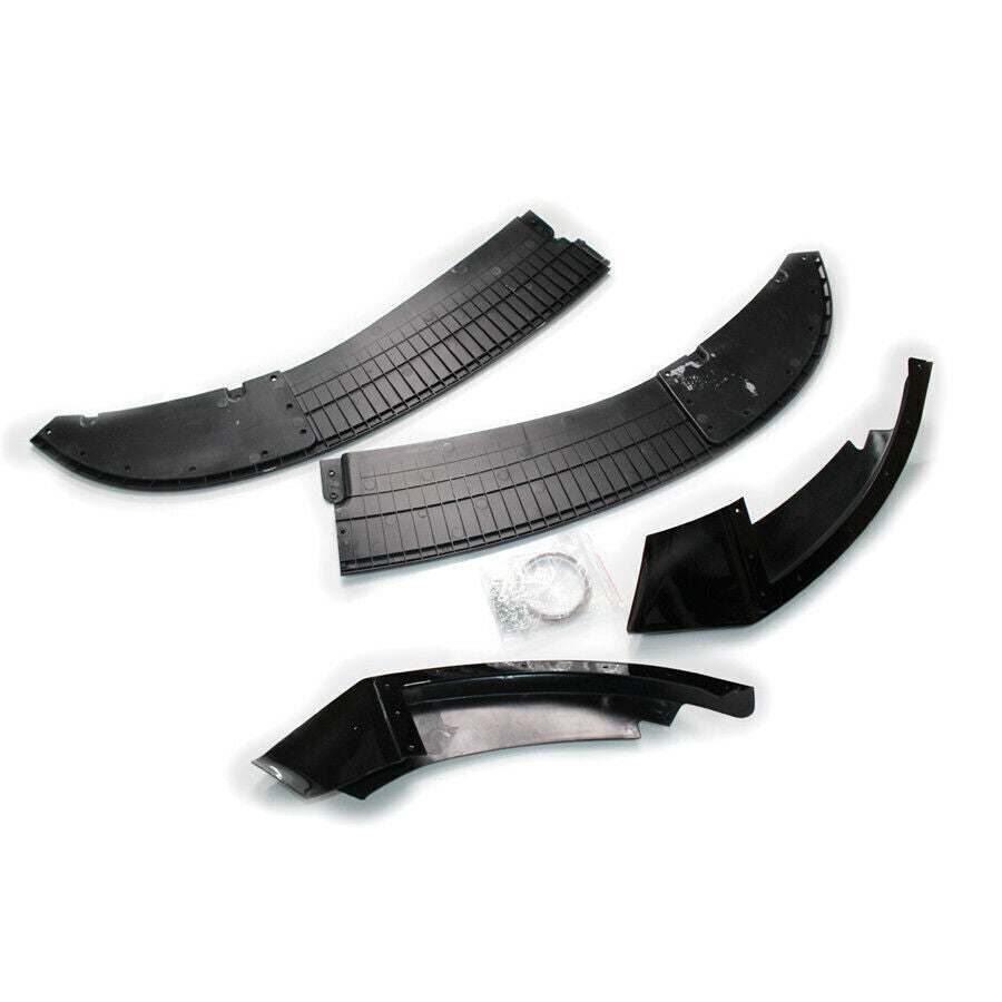 US Gloss Black Car Front Bumper Lip Spoiler For 2014-20 for BMW F32 F33 F36 4 Series