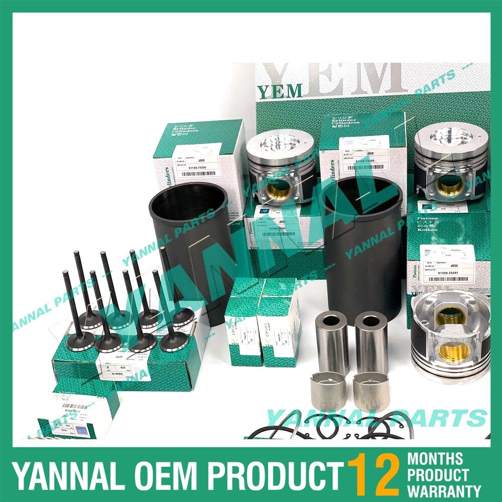 new J05D engine overhaul and rebuild kit with complete gasket kit for Hino engines.