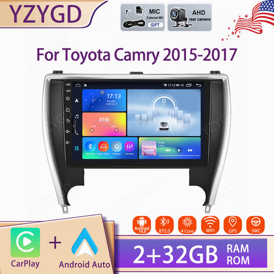 for Toyota for Camry 2015-2017 Stereo Car Radio 10 Android Auto Carplay GPS Screen
