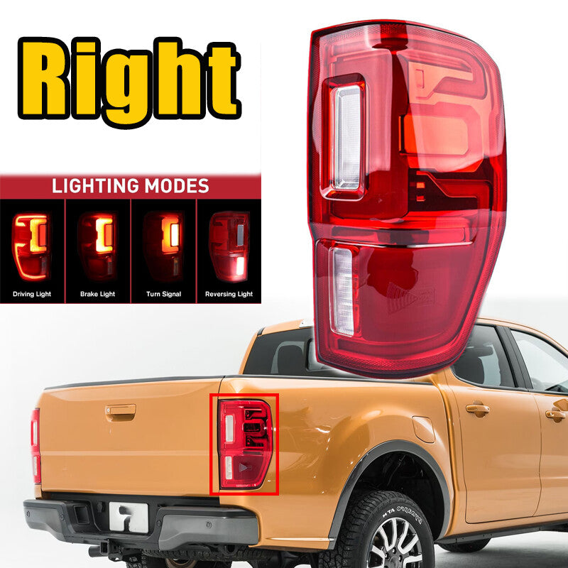 Right LED Tail Light Brake Lamp for Ford Ranger 2019-2023 W/Blind Spot