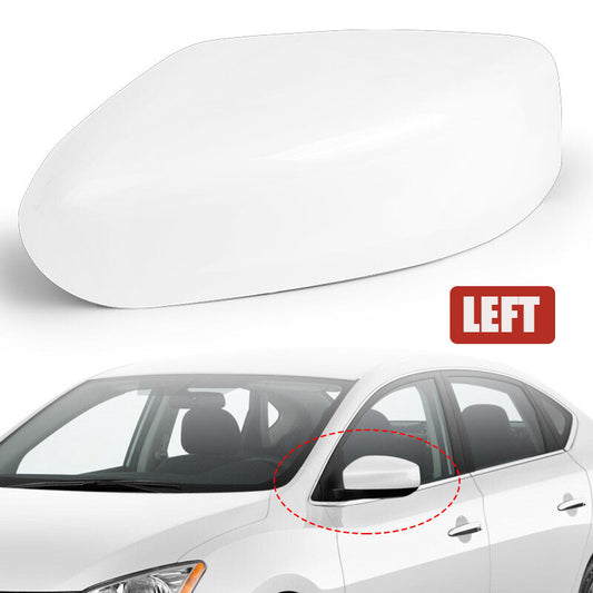 LEFT DRIVER SIDE Mirror Cap Cover White Fit for Nissan Altima Sedan 2013-2018