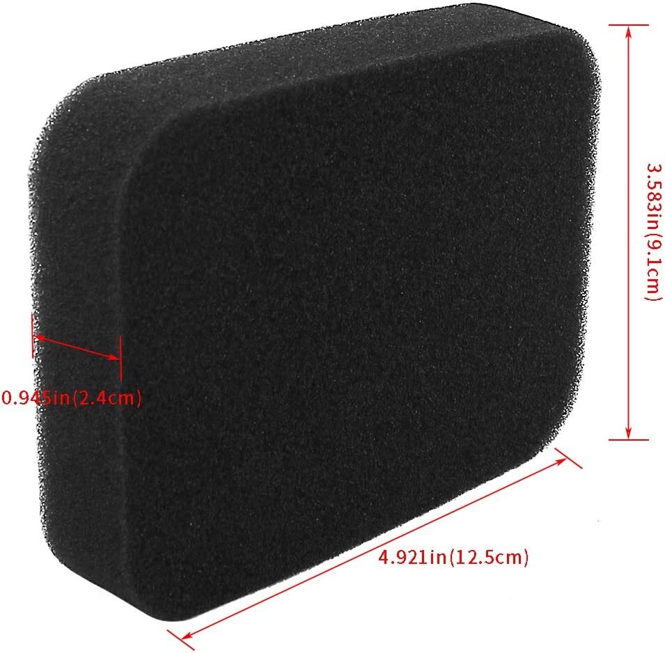 502844401 2pcs Air Filter Cleaner for Husqvarna 150BT 350BT / RedMax EBZ6500