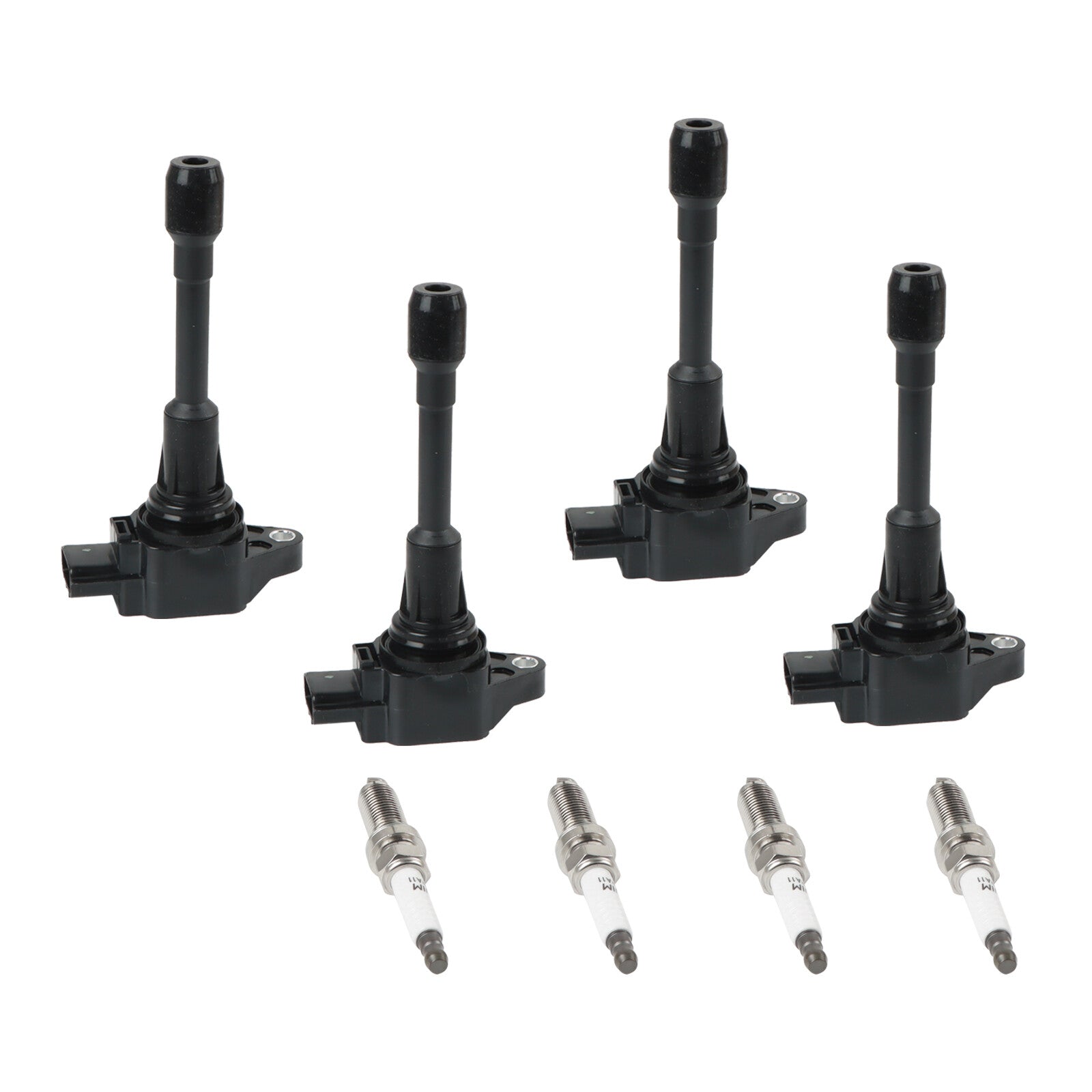 Ignition Coil  Spark Plug Kit for 07-19 for Nissan Altima Sentra Rogue Versa
