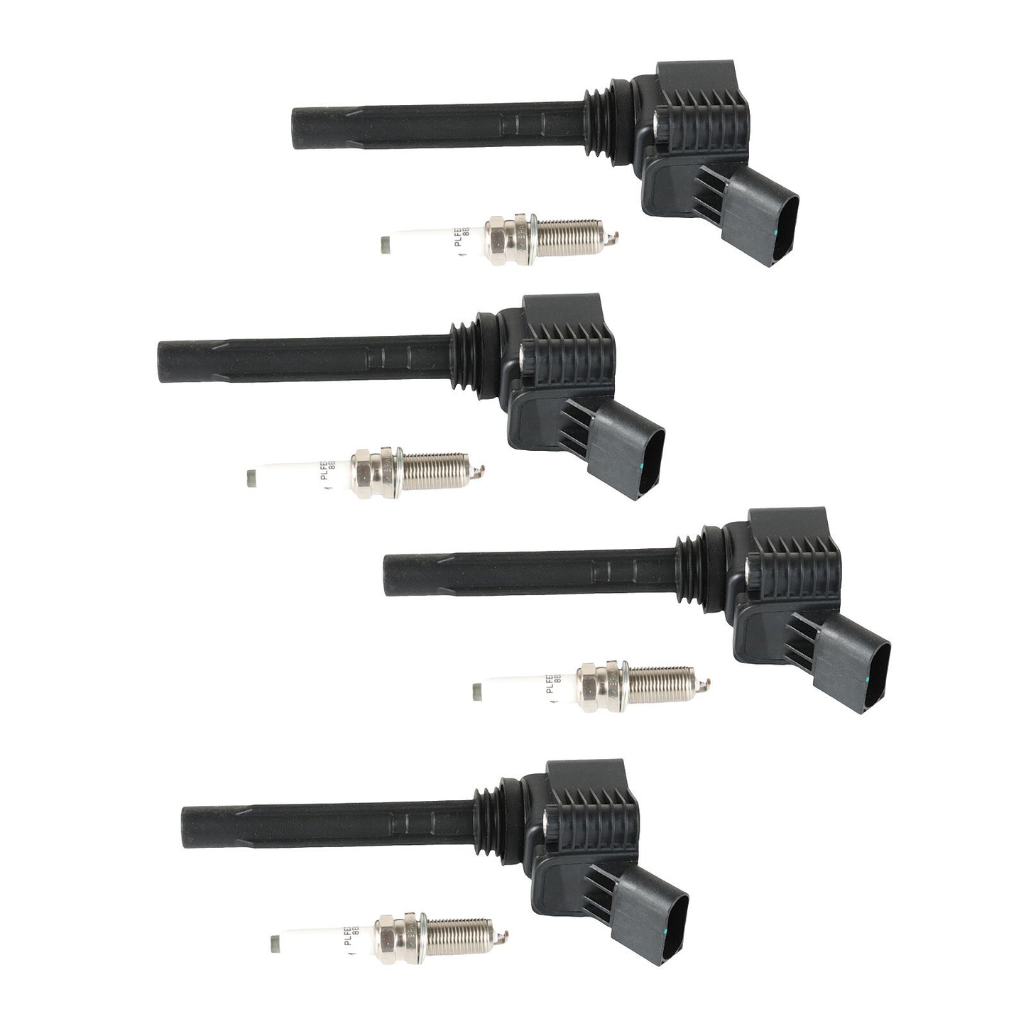 4Pcs Ignition Coil + Iridium Spark plug for Audi S3 for VW for Jetta Beetle for Passat UF765