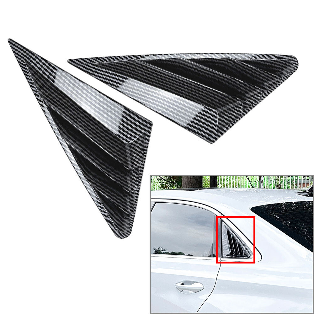 Rear Window Louvers Shutters Cover for Audi A3 8Y Sedan 2021-24