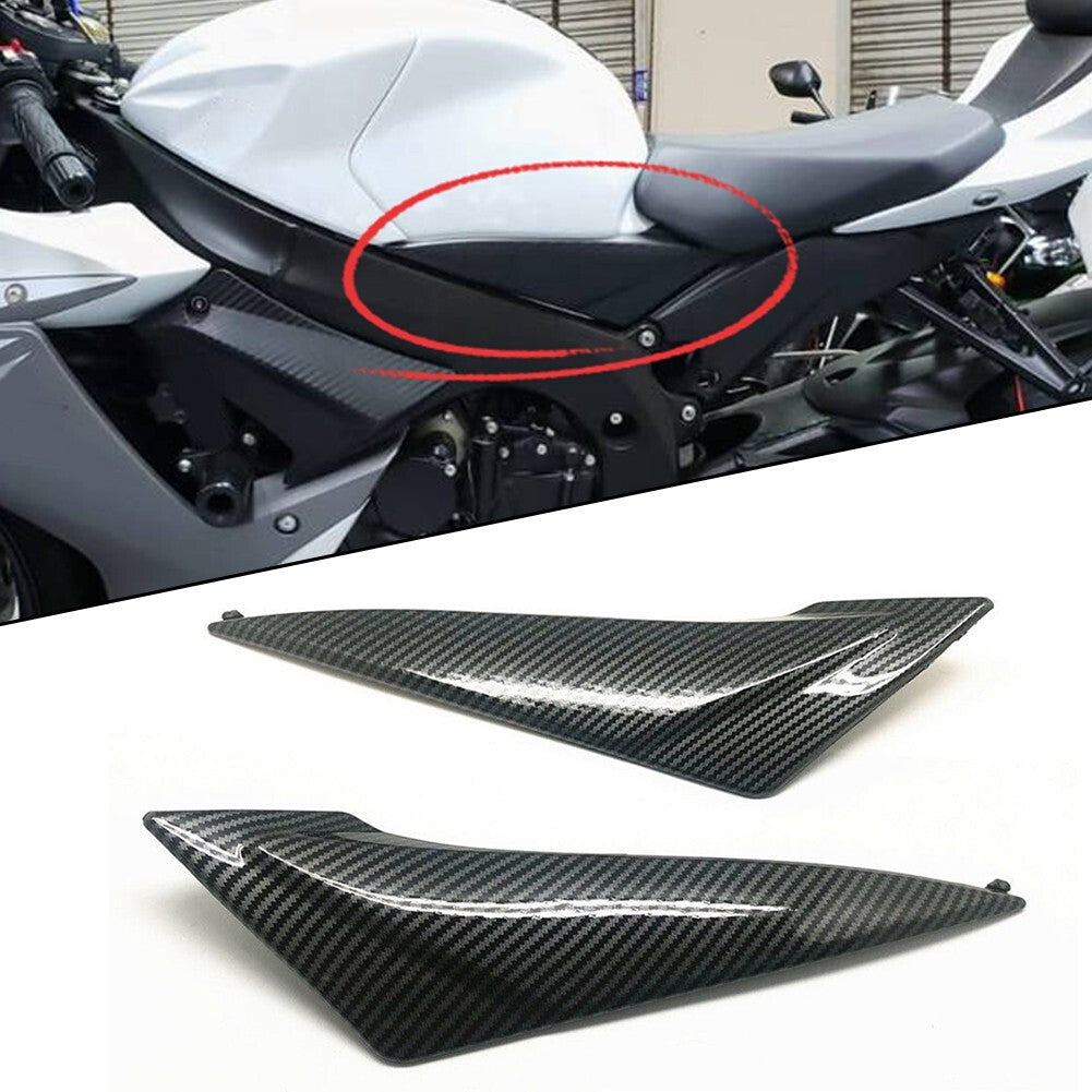 for SUZUKI GSXR 600 750 2011-2019 Gas Tank Side Cover Panel Fairing Carbon Fiber