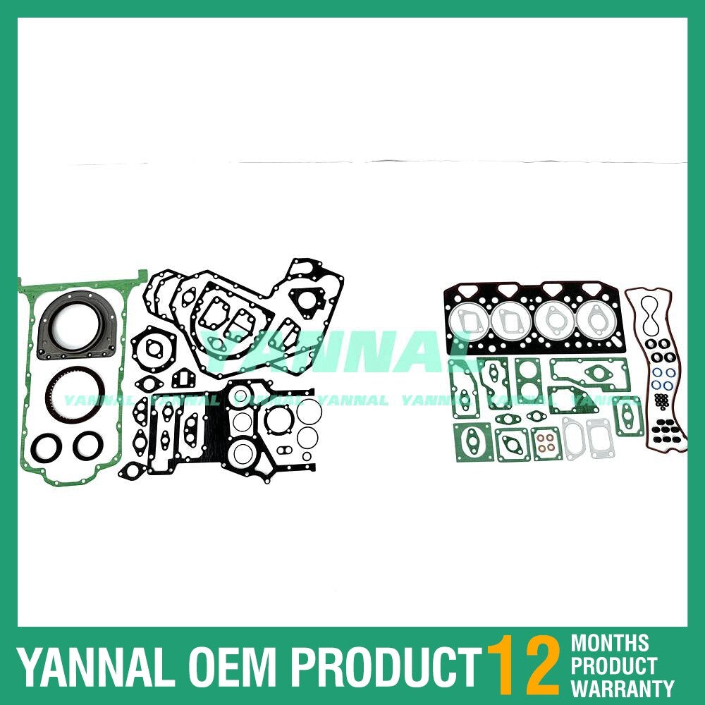 1004-4T gasket set U5LT1178 U5LB1163 for Perkins excavator parts