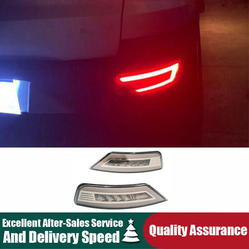 for Ford Escape Kuga 13-2019 Rear Bumper Light Fog Lamp LED Turn Signal Refit 2X