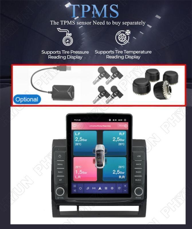 WIFI 9.5 Android 11 Stereo Radio Nav Head Unit For 05-13 for Toyota Tacoma Carplay