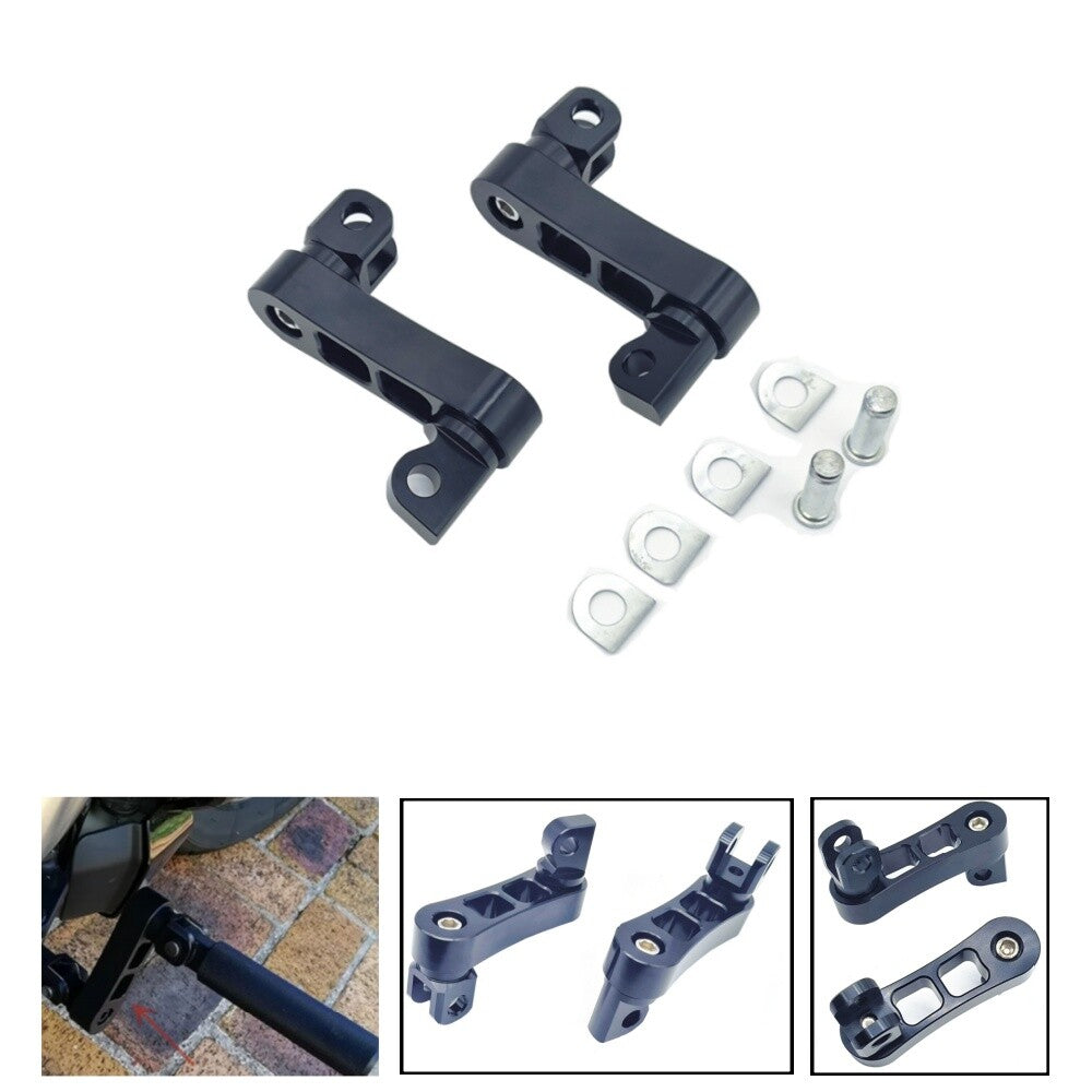 Male Mount Foot Peg Clamp Extension Bracket for Harley Touring Sportster Dyna