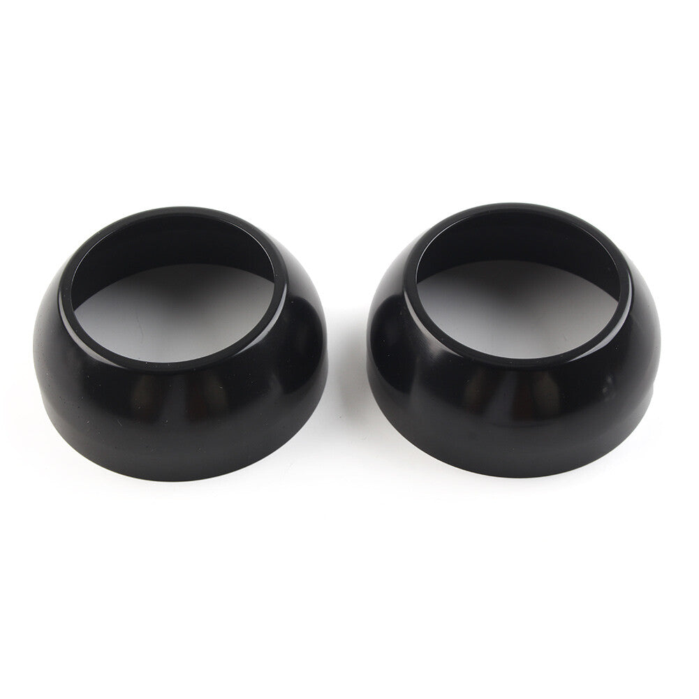 CNC 39mm Gabelmanschttenabdeckungen f¨¹r for Harley FXSTB FXSTC FXDWG Schwarz 2St