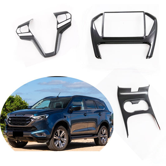 for Isuzu MUX Car Accessories Water Cup Holder Trim Frame Touch Display Trim2023