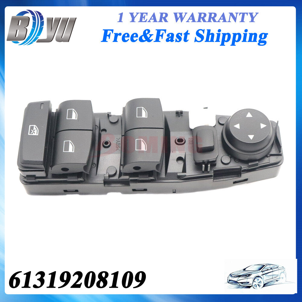 Power Window Switch 61319208109 for BMW 328i 335i 535i 550i M5 X3 X4 X5 X6 New