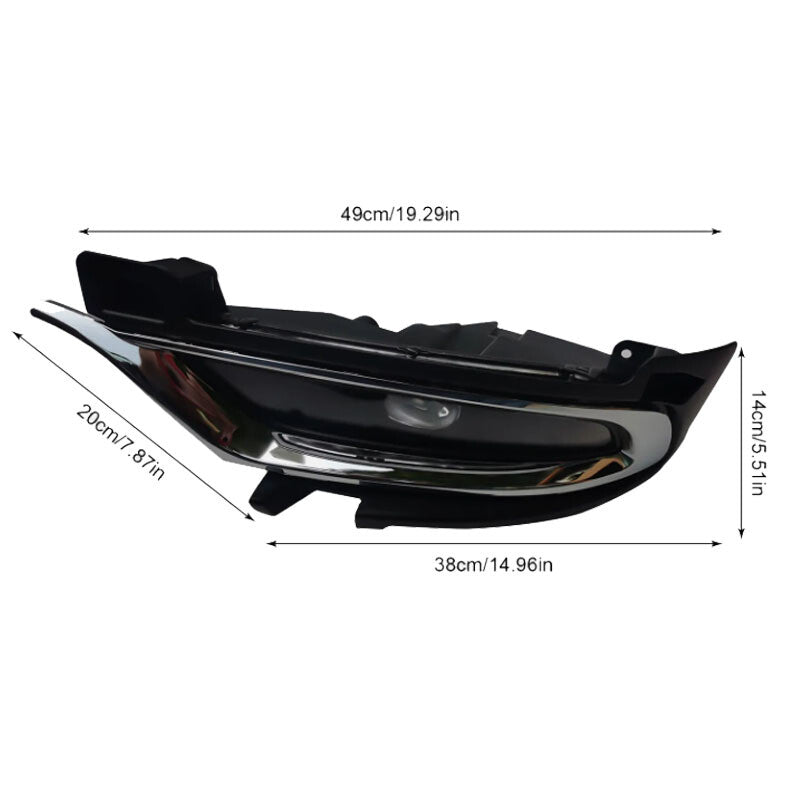 2P LED Chrome Fog Light Driver for 2015-2021 for Chrysler 300s + Switch