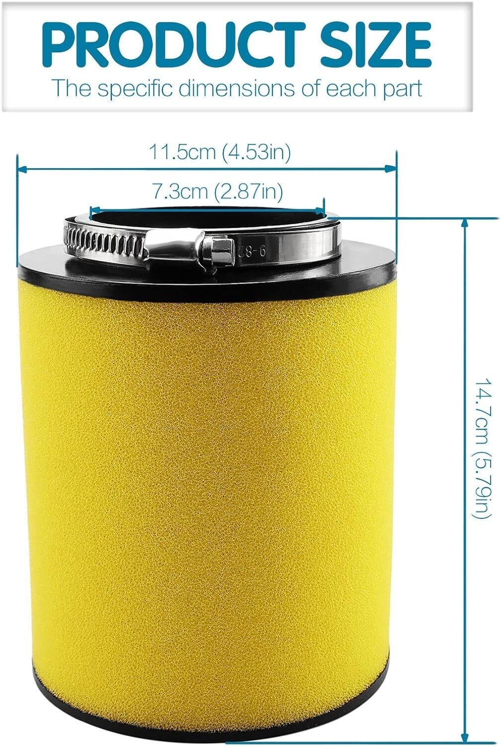Air Filter for Honda Rancher 420 TRX420TE TRX420TM TRX420FPE 17254-HP5-600