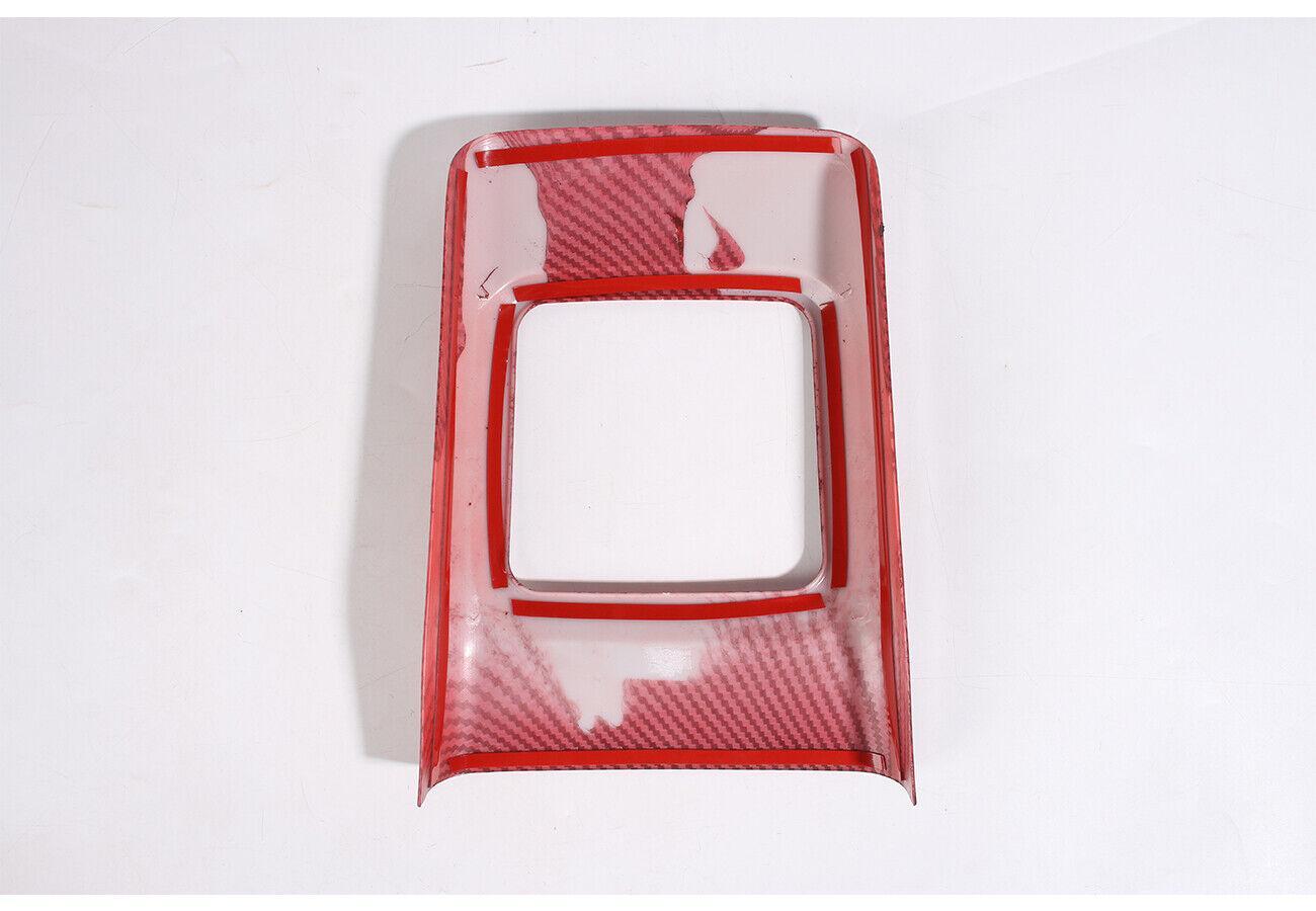 for Ford Bronco 2021-2023 Rear Window Switch Panel Cover Red Carbon Accessories