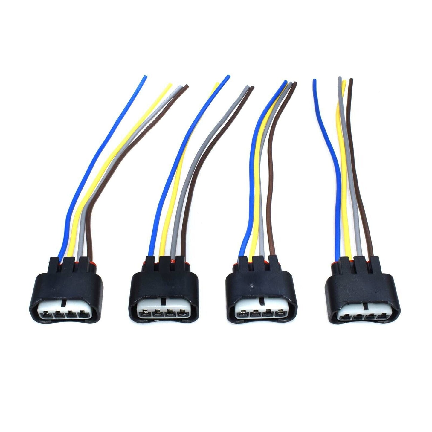 for Toyota Matrix for Corolla 4Pcs Connector Plug Harness Ignition Coil 4-way femal
