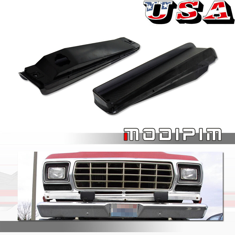 Suitable for 73-79 for Ford F-150 trucks and 78-79 for Mustang smoke front turn signal housing kit.