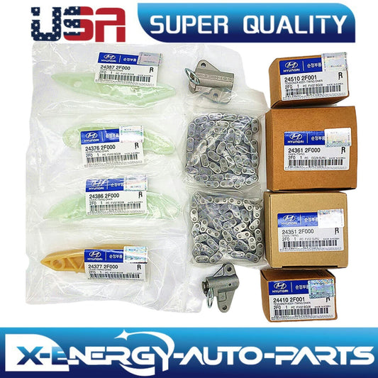 for Kia Sportage for Hyundai Santa Fe Sorento for Tucson 2.0 2.2T CRDi Timing Chain Kit