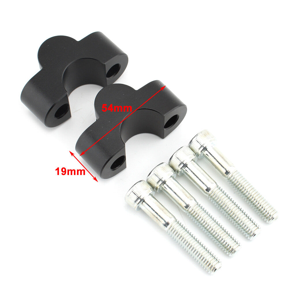 2¢ª Lenkererh?hung Lenkerbefestigungsklemme f¨¹r for HONDA CB1100 RS CB1100EX Schwarz