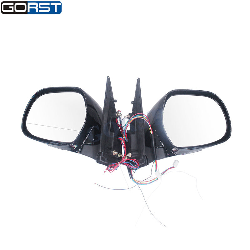 Electric reflector rearview mirror with external LED light for Toyota Hiace cars