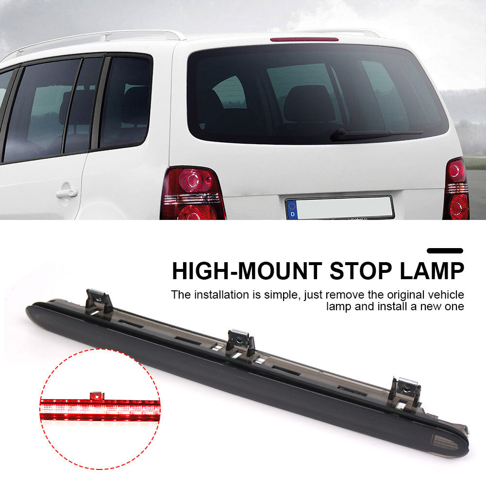 Smoked 3RD rear brake light, advanced brake taillight for Volkswagen Touran 1T, 03-2010
