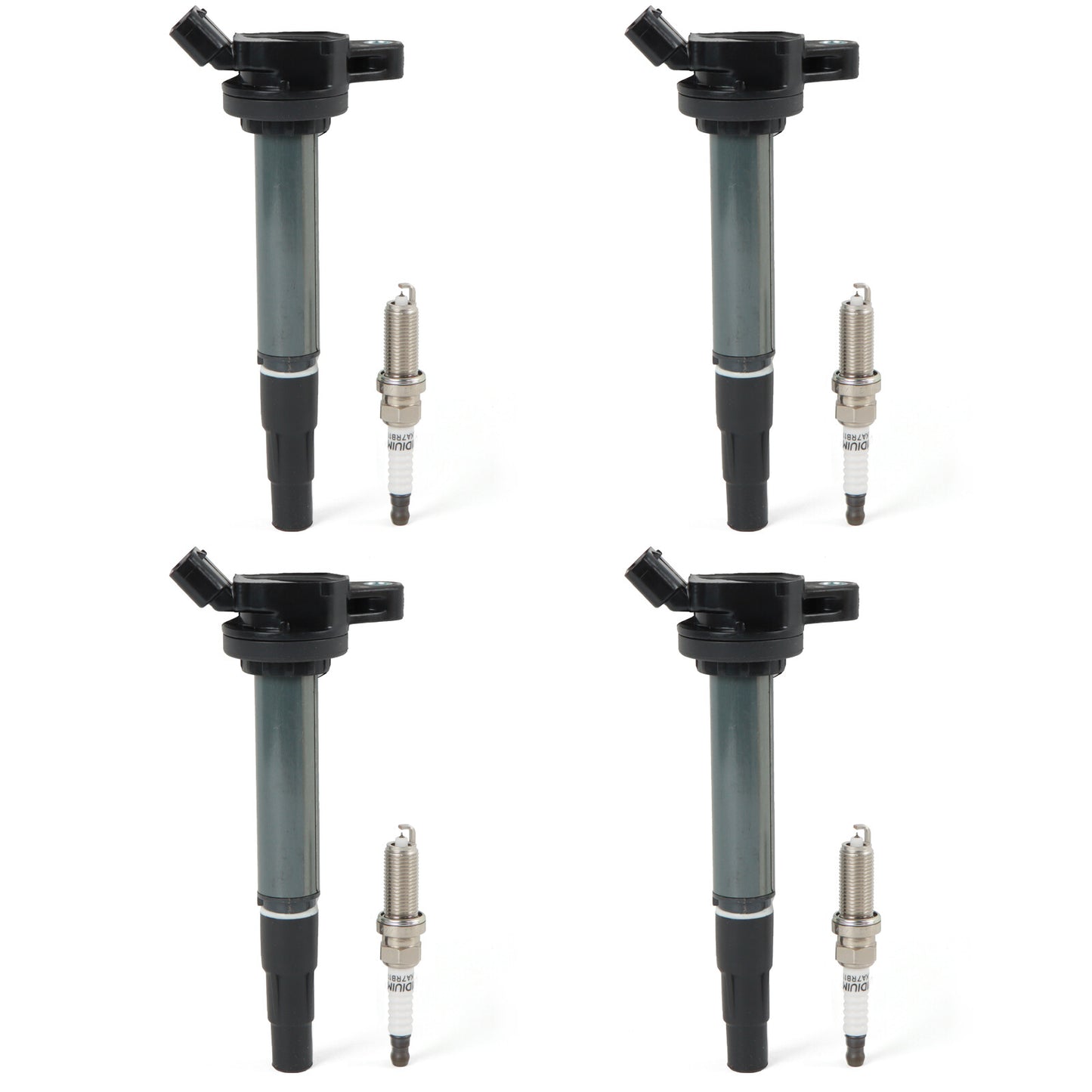 4X Ignition Coils + Spark Plugs For 2009-2014 for Toyota Matrix for Lexus L4 1.8L UF596
