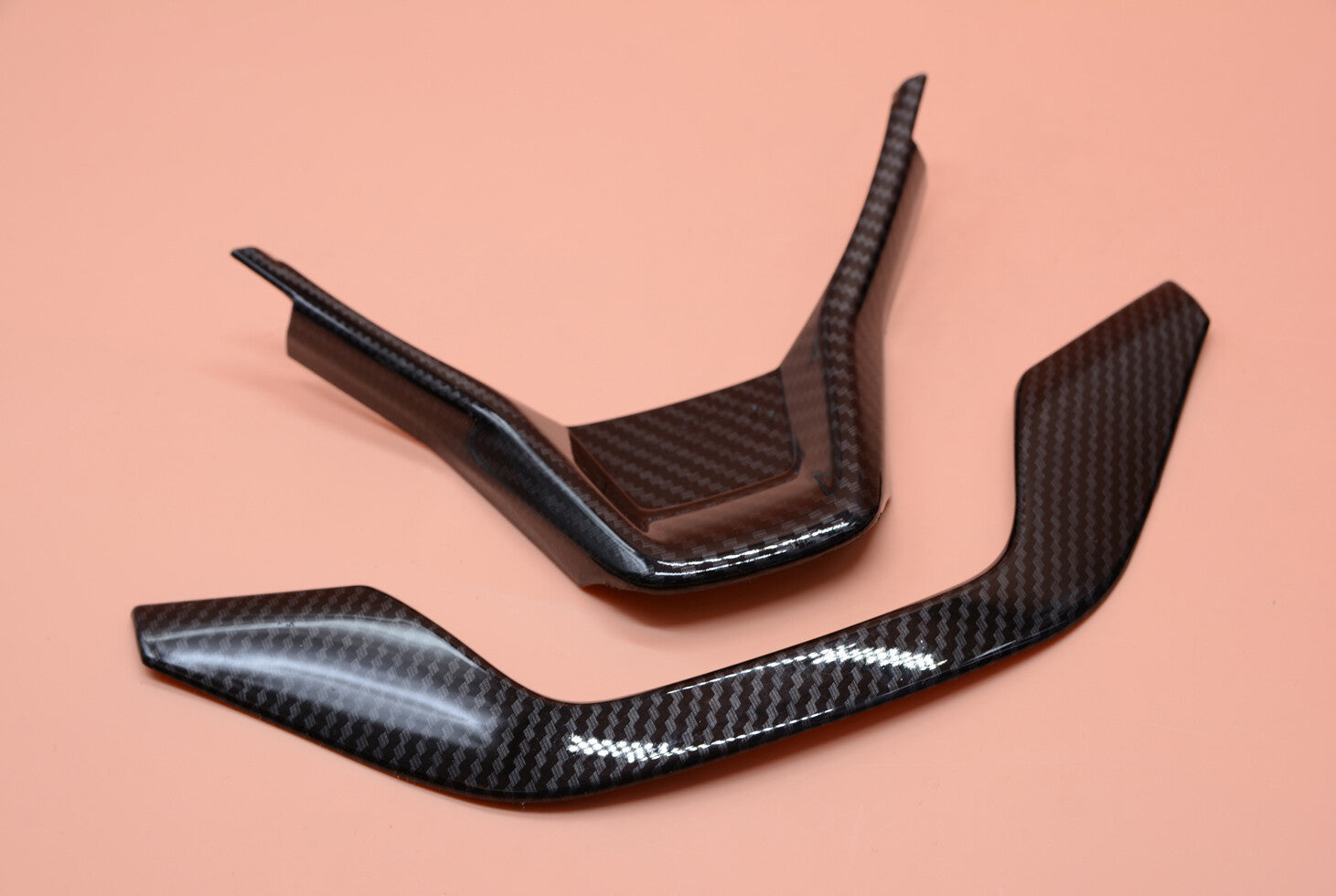 for Honda Accord 2018-2021 Carbon Fiber Style Steering Wheel Frame Cover Trim