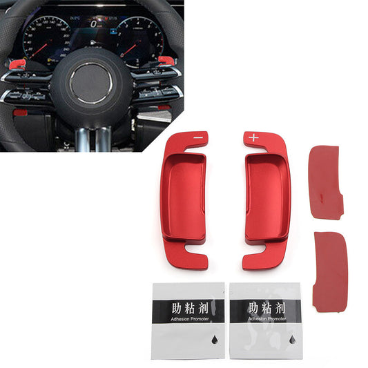 for Mercedes Benz C/S/E-Class Red Steering Wheel Shift Paddle Shifter Extension