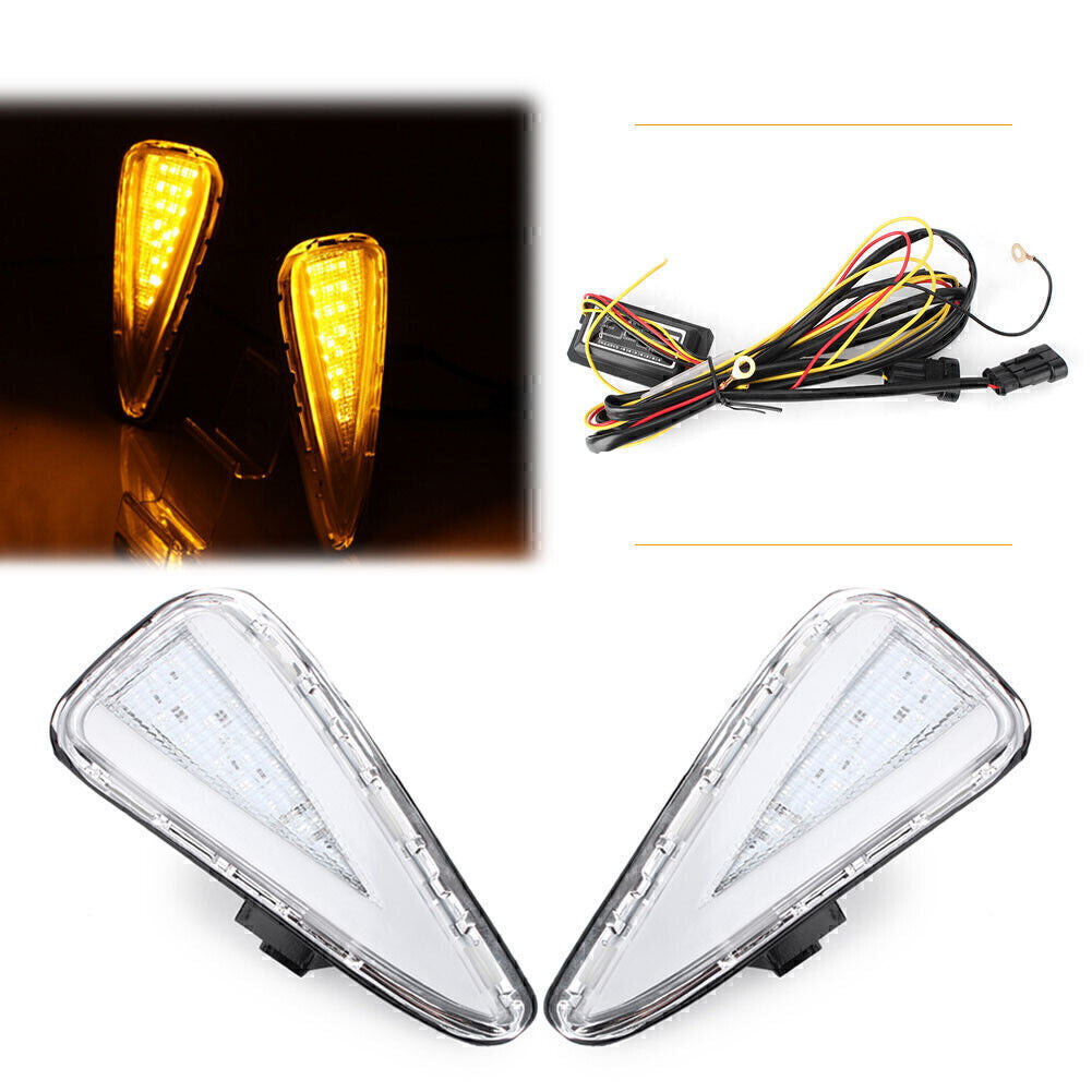 2x Car LED Daytime Running Light/Fog Lamps For 2015-2016 for Toyota for Camry