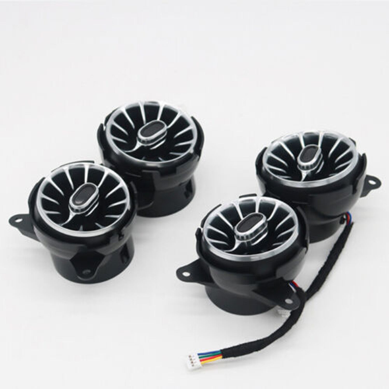 Front Air Vent LED Ambient Light 64 Colors for Mercedes-Benz S W222 2018-2020 CN