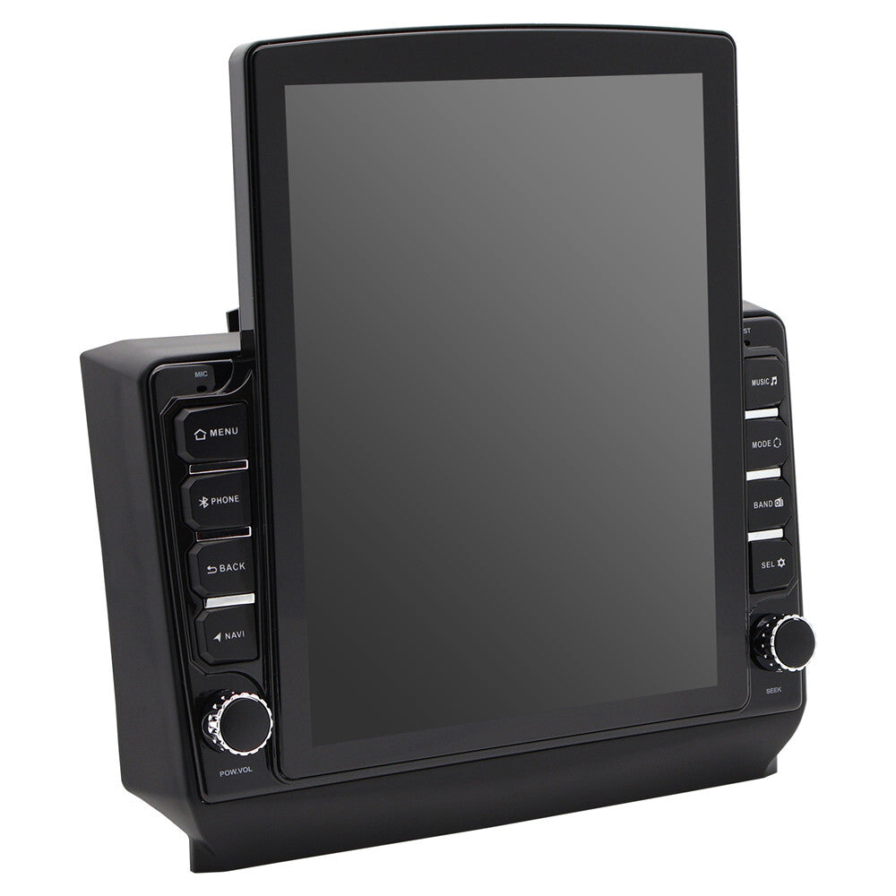 Fit for Dodge for RAM 3500 2013-2019 Radio W/Outer Frame Vertical Screen GPS 4+32GB