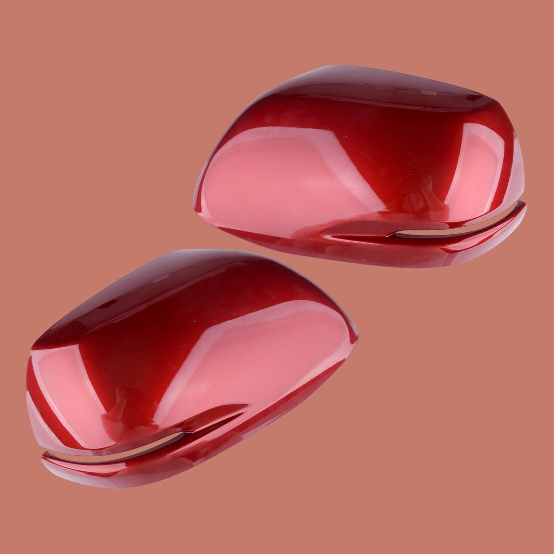Red side mirror covers are suitable for Honda CR-V (2017, 2018, 2019, 2020).