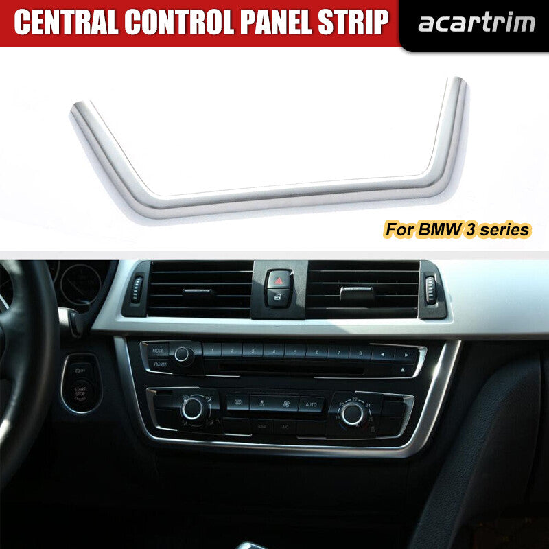 Chrome Dashboard Console Cover Trim for BMW 3 4 Series F30 F31 F32 F34 2013-2019
